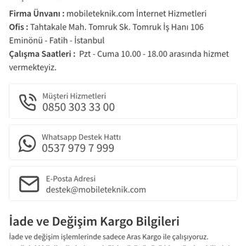 Mobileteknik.com Yanlış Ürün Gönderimi Ve İade Sürecindeki Sorunlar