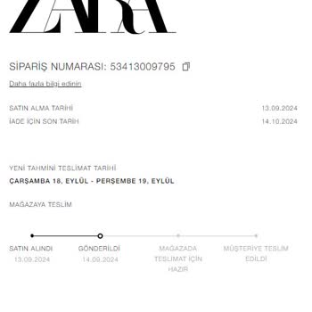 Zara Online Sipariş Hakkında Hiçbir Muhatap Bulamıyorum