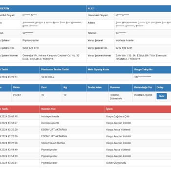 Sürat Kargo İncirtepe Acente Mağduriyeti
