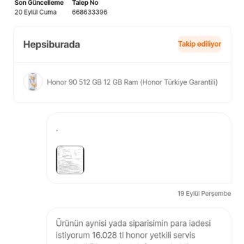 Hepsiburada Geri Dönüş Yapmadı KVK Değişim Ya Da Para İadesi Rapor Var
