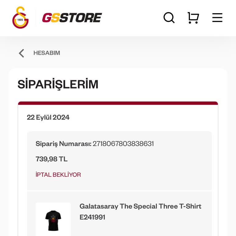 GS Store Ürün İptali Gerçekleşmiyor