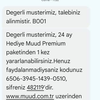 Türk Telekom'da Muud Premium Üyeliği Sıkıntısı