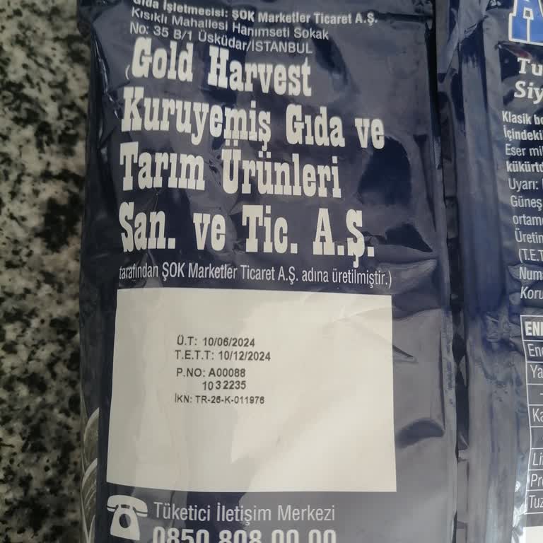Şok Marketler Sok Amigo Çekirdek Şikayet