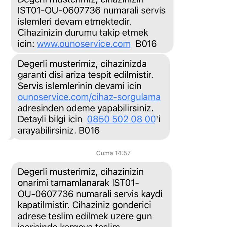 Ouno Service Xiaomi Robot Süpürge Onarım Sürecinde Yaşanan Sorunlar