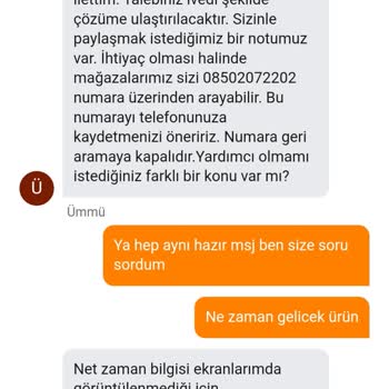 Migros Sanal Market Eksik Ürün