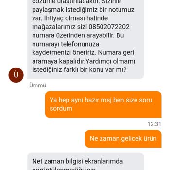 Migros Sanal Market Eksik Ürün