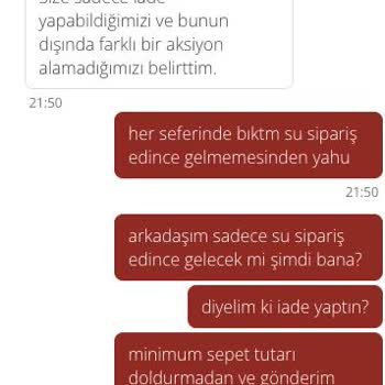 Yemeksepeti Market'in Her Siparişte Yapmış Olduğu Saçmalık