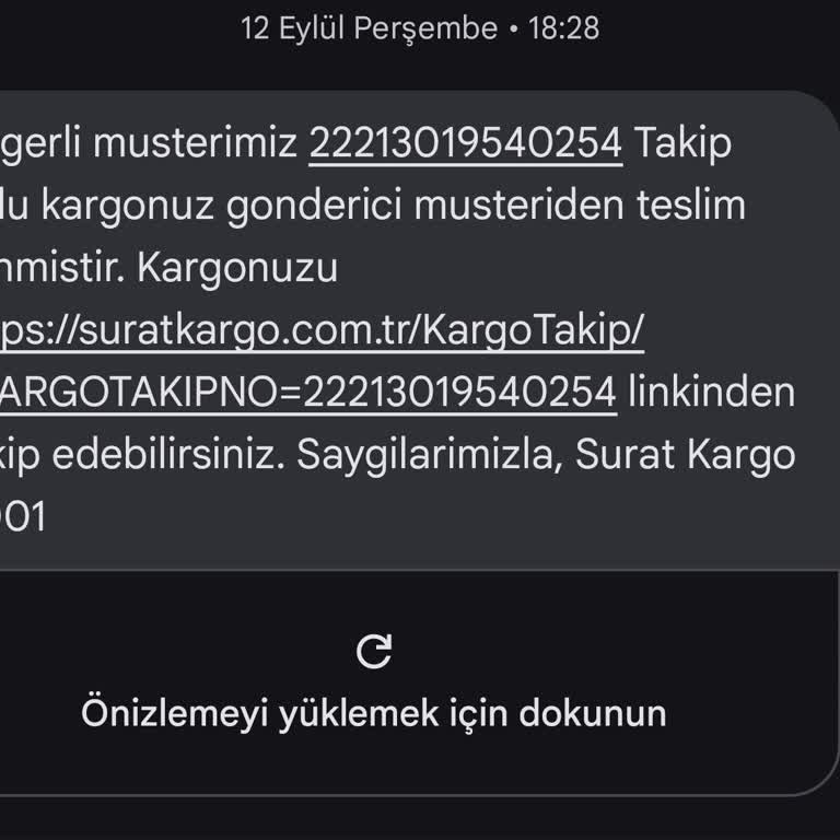 Sürat Kargo İki Haftadır Teslim Edilmeyen Kargo Mağduriyeti