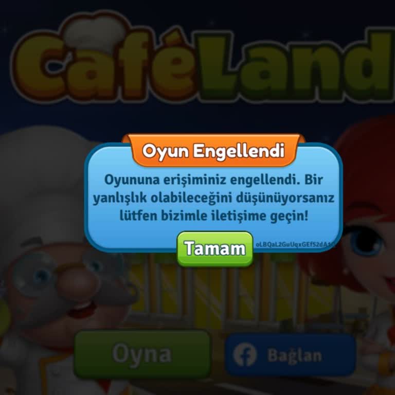 Cafeland Game Hesabım Engellendi Erişim Engeli Geldi