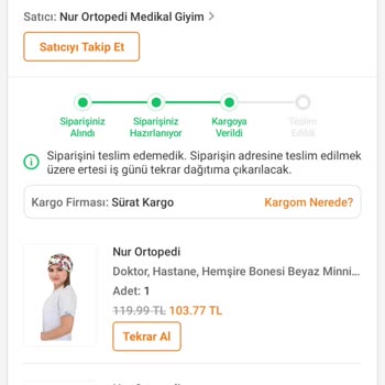 Sürat Kargo'nun Dağıtıma Çıkmaması