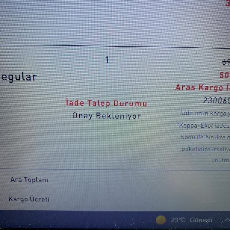 Kappa Ürünüm İade Olmuyor.