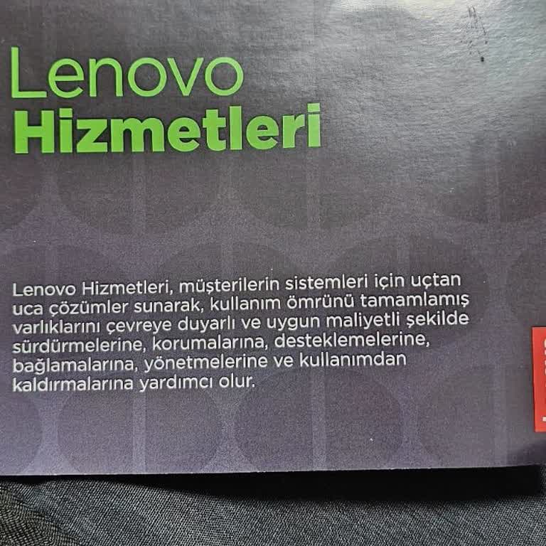 Lenovo Bilgisayar Lenovo'nun Türkiye De Yeterli Garanti Desteğinin Olmaması