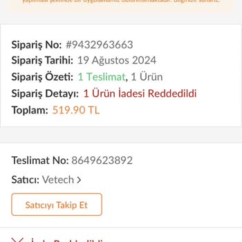 Trendyol Arızalı Ürün Arıza Yok Diye İade Ediliyor.