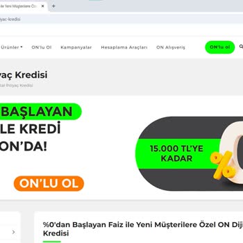 On Dijital Bankacılık Faizsiz Kredi Yalanı