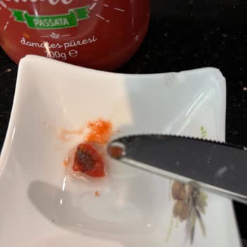 Tukaş Domates Püresinden Siyah Bir Madde Çıktı!