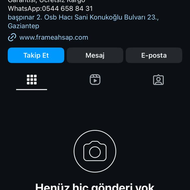 @frameahsap Instagram'da Sipariş Sonrası Engellenme Sorunu