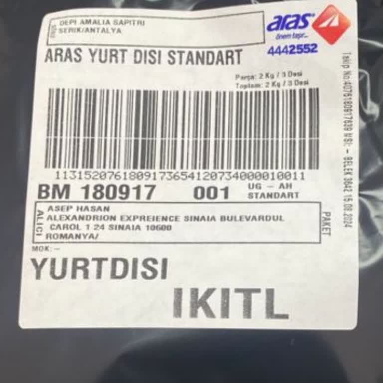 Aras Kargo Yurt Dışı Fiyaskosu