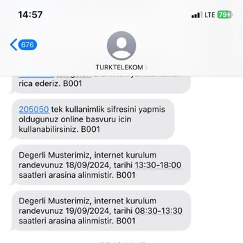 Türk Telekom Kurulum Şikayetim Var