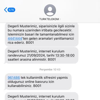 Türk Telekom Kurulum Şikayetim Var