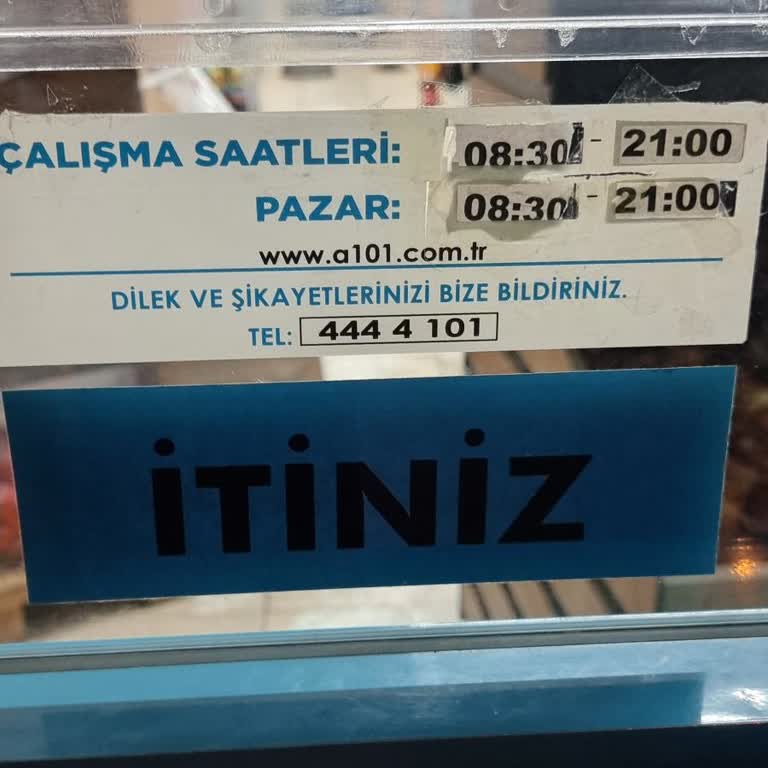 A101 Keyfi Sayım Var Gerekçesiyle Saat 730 Kapatılmıştır