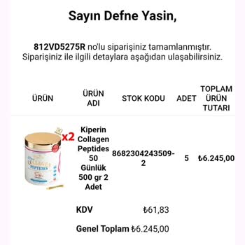 VitaminSAN Siparişimin Kargolanmaması Ve İletişim Eksikliği