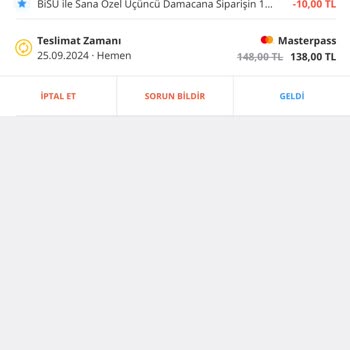 Bisu Siparişi Getirmiyor Muhatap Yok