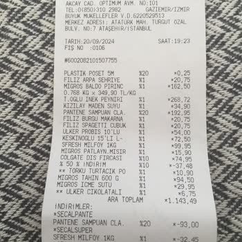 Migros Ta 1000 TL Lik Yapmış Olduğum Alışveriş Te 100 Money Yüklenmedi