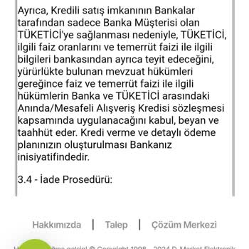 Hepsipay Sözleşmede Olmayan İleri Vadeli Kredi Kartı Çekimi Ve Faizi