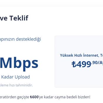 TurkNet Taahhüt Edilen İnternet Hızının Sağlanmaması Ve Maddi Mağduriyet