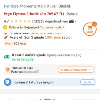 Trendyol Ve Pandora Tarafından Hakkım Yenildi