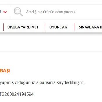 BKM Kitap Eksik Gönderdi