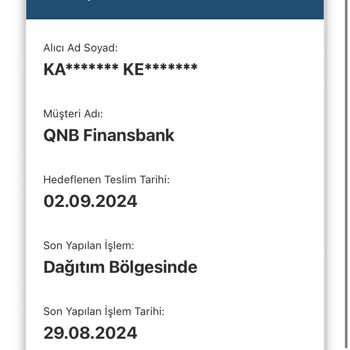QNB Finansbank Kredi Kartı Israrla Elime Ulaşmıyor