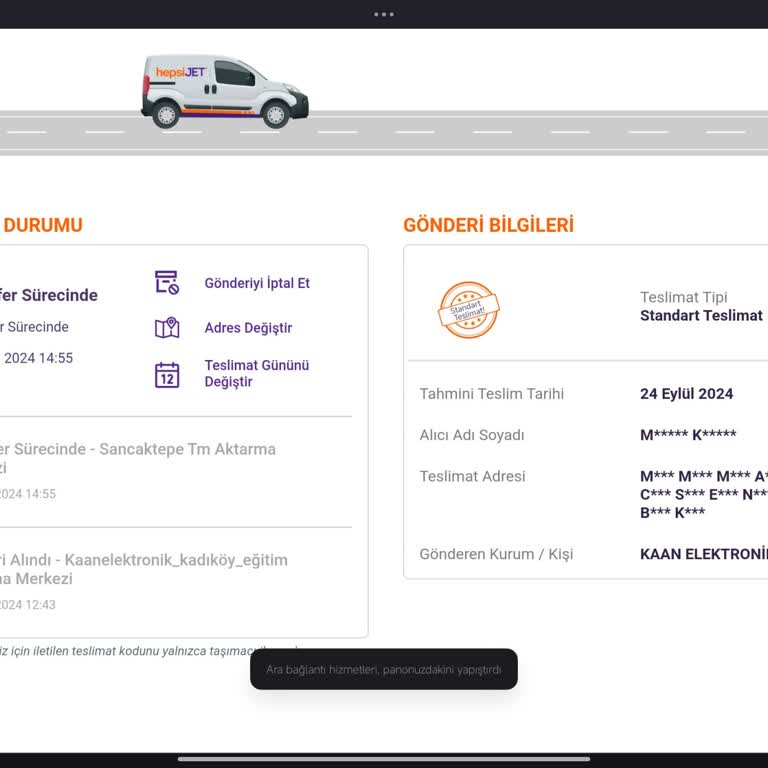 hepsiJET Sancaktepe Dagıtım Merkezi Hepsiburada