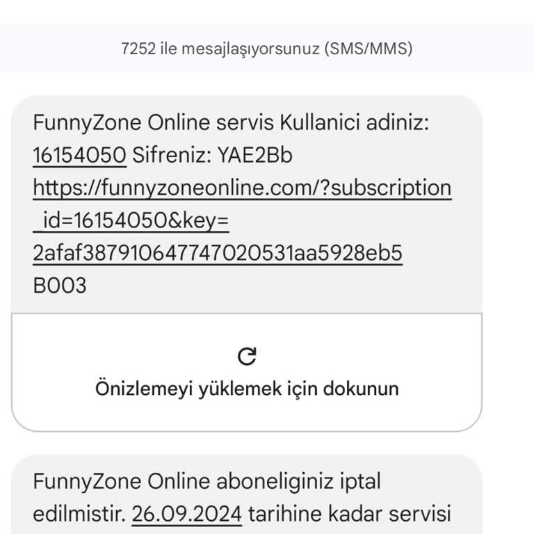 İzinim Olmadan Funny Zone Sitesinde Abonelik Açılmış Olup239tl Çekildi