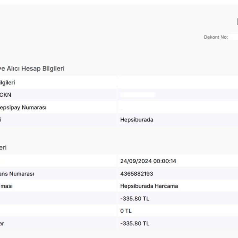 Hepsipay Hesaptan Parayı Çekti, Sipariş Oluşmadı.
