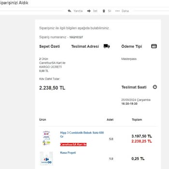 Carrefour SA'da Stok Sorunu Ve Eksik Ürün Teslimatı
