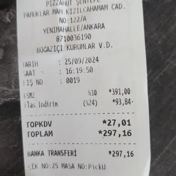 Pizza Hut Da Hijyen Sıfır Pizza Hut A Yakışmadı