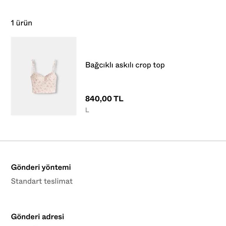 Bershka Sipariş İptali Ücreti Hesabıma Gelmedi