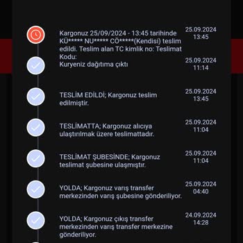 Aras Kargo Hasarlı Paket Teslimatı