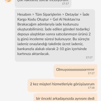 Trendyol İadede Gel Al Yapmıyor Zorluk Çıkartıyor