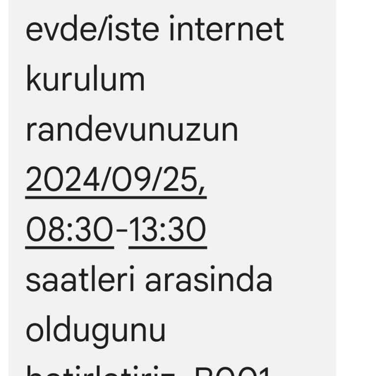 Türk Telekom Randevu Kaydı Oluşturmamıza Rağmen Kimse Gelmedi