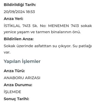 İZSU Mahalle Mize El Atsın.