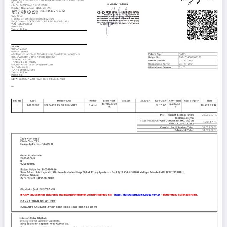 Vestel Garanti Başlatmama Problemi