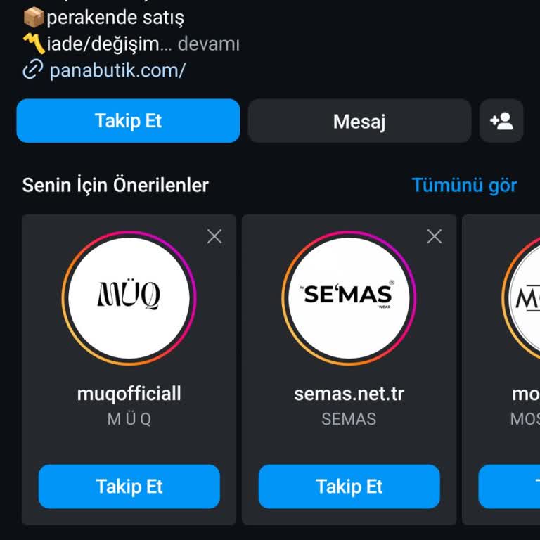 Pana Butik Para İadesi Yapılması!