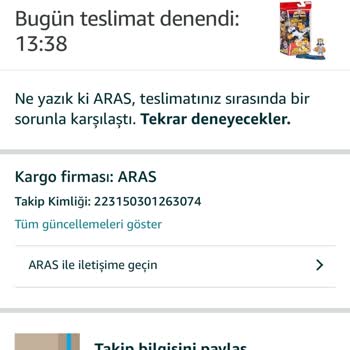Aras Kargo Bostancı Şubesi Adrese Gelmeden "Geldik, Yoktunuz" Diyor