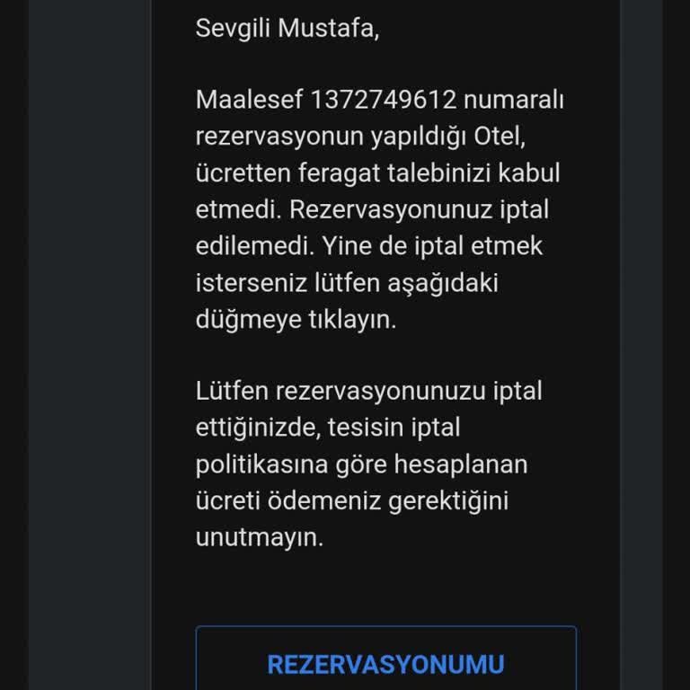 Agoda Rezervasyon İptal Mağduriyeti