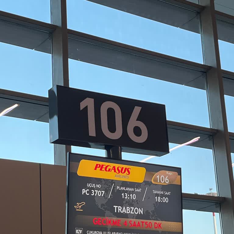 Pegasus Saatlerce Rötar Mağdurluğu