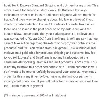 AliExpress: Problema con Envío y Aduanas