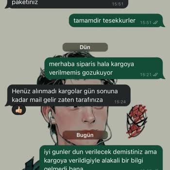 Gerusta Siparişimi Yollamıyor Ve Mesajlara Cevap Yok