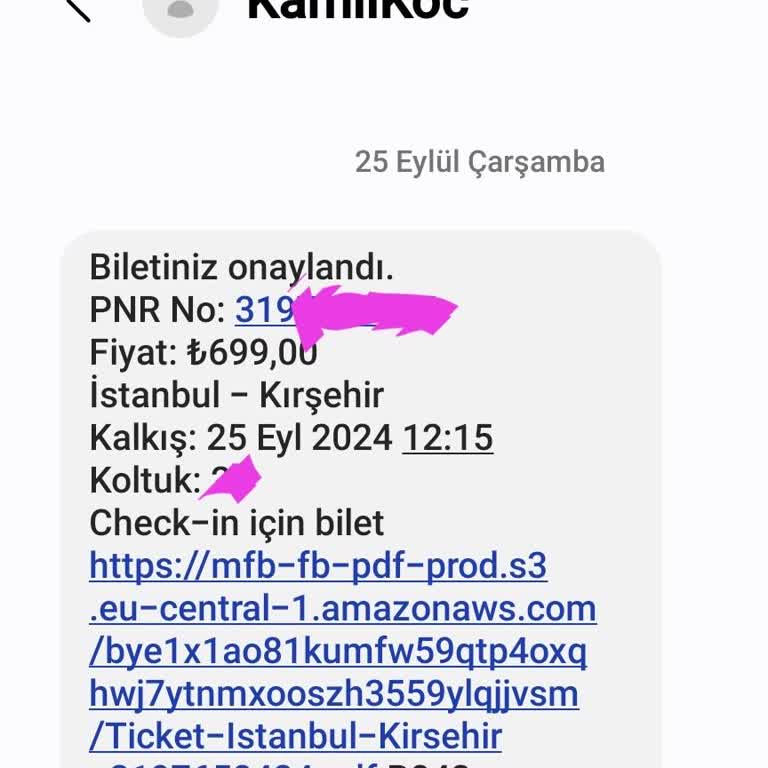 Kamil Koc Belediye Otobüsü Gibi Olmuş.